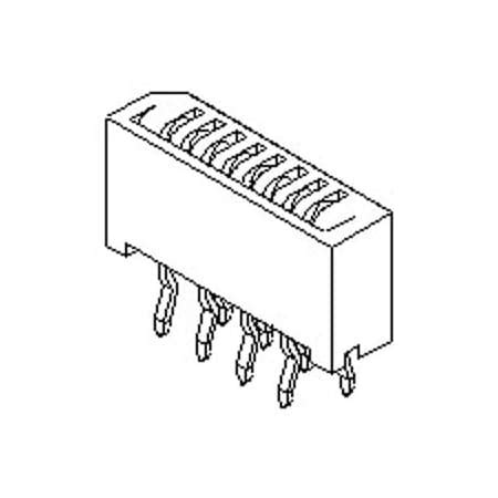 Molex Ffc/Fpc Connector, 19 Contact(S), 1 Row(S), Female, Straight, 0. ...