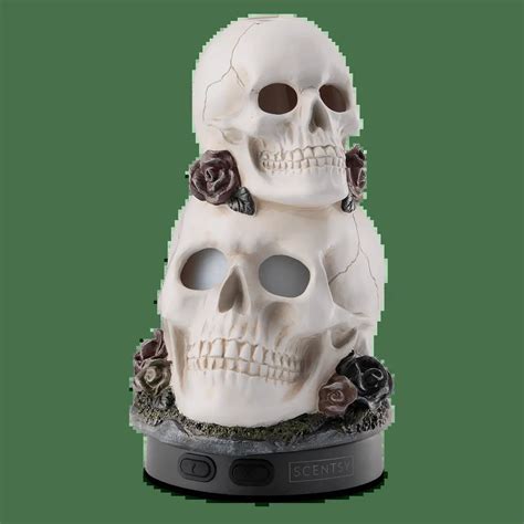 Bone & Blossom Skull Scentsy Diffuser Shade Only