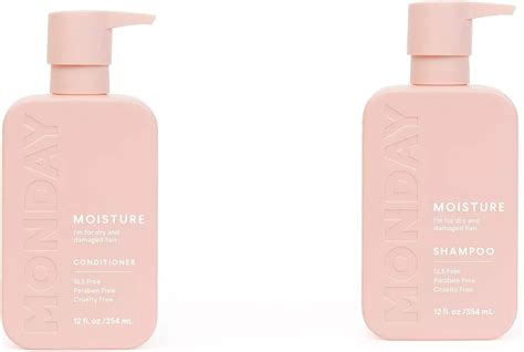 Amazon.com : MONDAY HAIRCARE Moisture Shampoo + Conditioner Set for Dry ...
