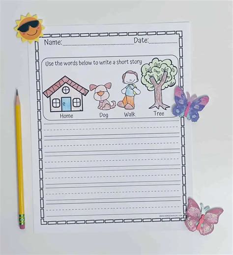 Free First Grade Writing Prompts Printables