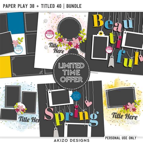 Spring Special! New Templates Bundle | Akizo Designs | DSB