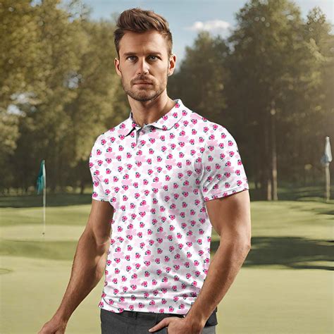 Men's Azalea Elegance golf polo