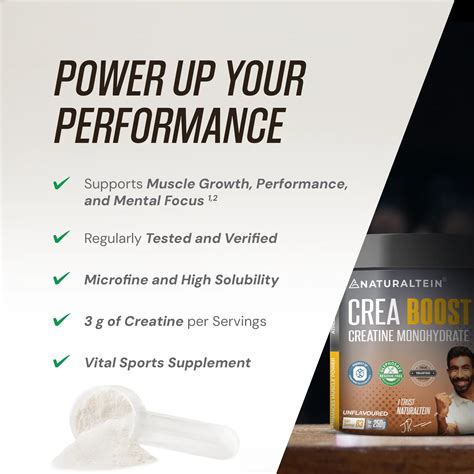 CREA BOOST Creatine Monohydrate – naturaltein
