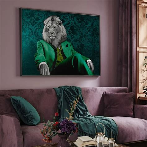Buy Framed Wall Art Painting Titled: Pensive Leader - Pop Version ...