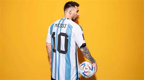 Download Messi Argentina Jersey Number10 Wallpaper | Wallpapers.com