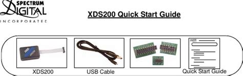 XDS200 Quick Start Guide Datasheet by Spectrum Digital Inc | Digi-Key ...