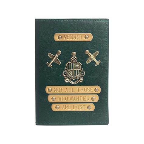 The Messy Corner Forest Green Unisex Passport Cover. Vegan Leather ...