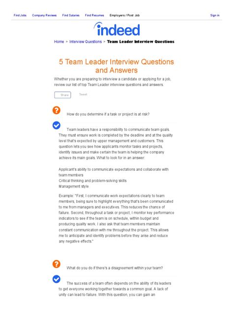 Image result for Team Leader Interview Questions Library