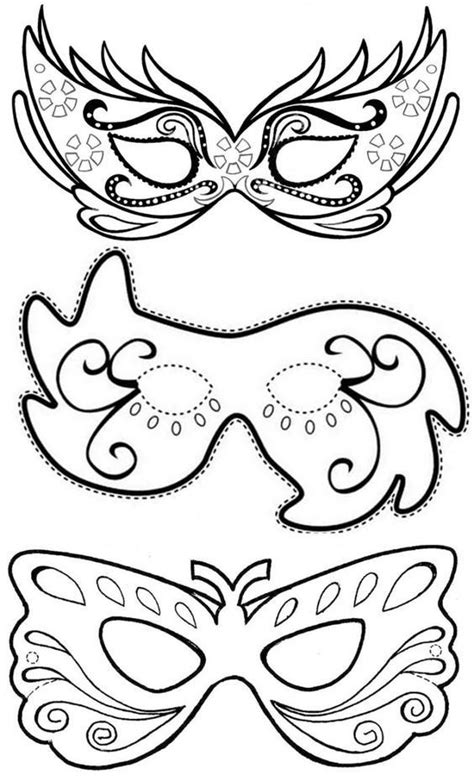 Шаблоны Масок красивые 30 фото