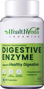Health Veda Organics Digestive Enzymes for Healthy Digestion Price in ...