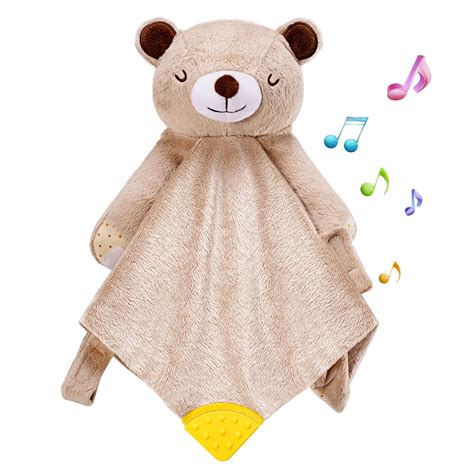 Amazon.com: BEREST Baby Cry Sensor Sleep Soother- Heartbeat Bear Blanket Comforter Toy- Reduce ...