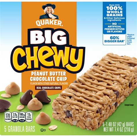 Quaker Oats Bars Quaker Chewy Granola Bars Peanut Butter Marshmallow