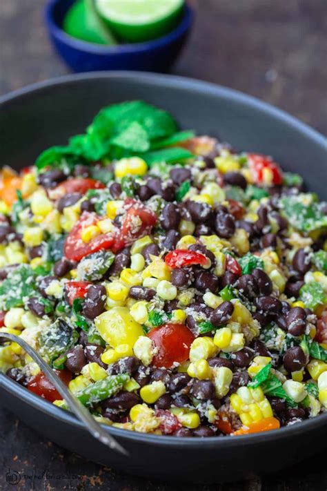Black Bean Salad Recipe Mediterranean Black Bean Salad With Herbs