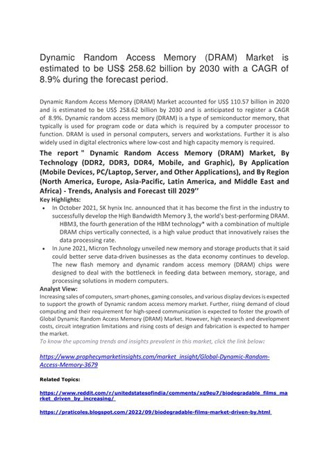 Image result for Dynamic Random Access Memory History