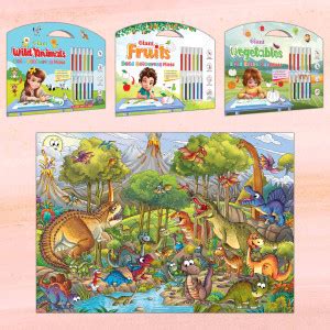 GIANT FRUITS BOLD COLOURING MATS, GIANT VEGETABLES BOLD COLOURING MATS ...