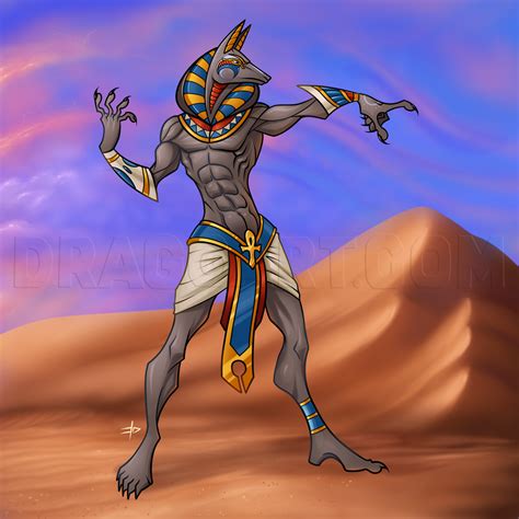 Image result for Draw Anubis Step by Step