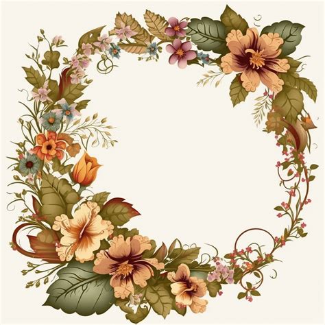 Free Floral Borders Frames Clipart