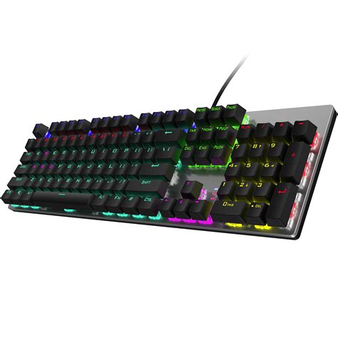 Buy Mechanical Gaming Keyboard, Fantastic LED Rainbow Backlit Wired ...