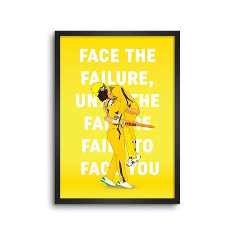 Cricket | MS Dhoni Jadeja CSK Winning Quote 2023 Framed Poster(Wall Art ...