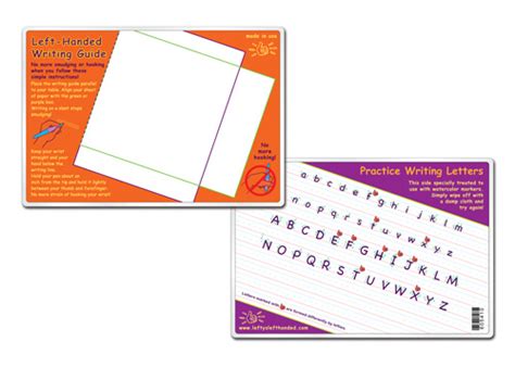 Image result for Left Hand Writing Guide