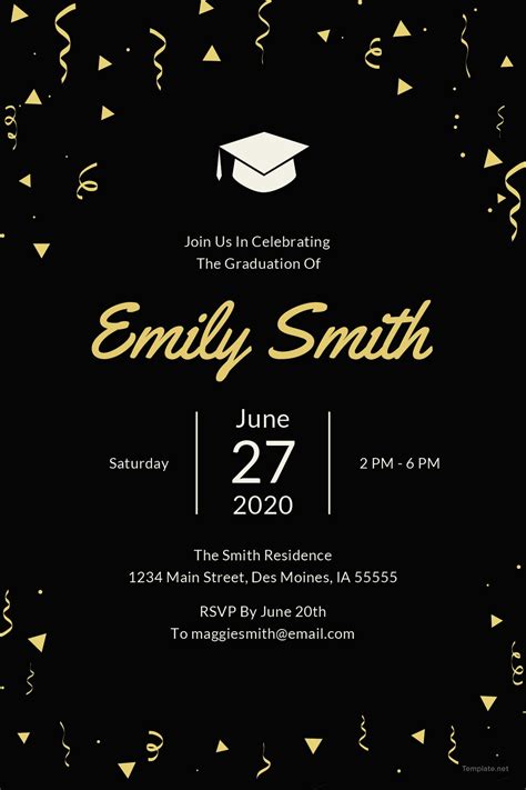 Image result for How to Use Microsoft Word to Create a Graduation Invite