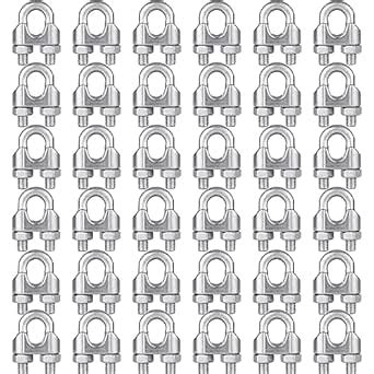Venforze 36PCS M3 1/8"inch Wire Rope Clamp, 304 Stainless Steel M3 Wire ...