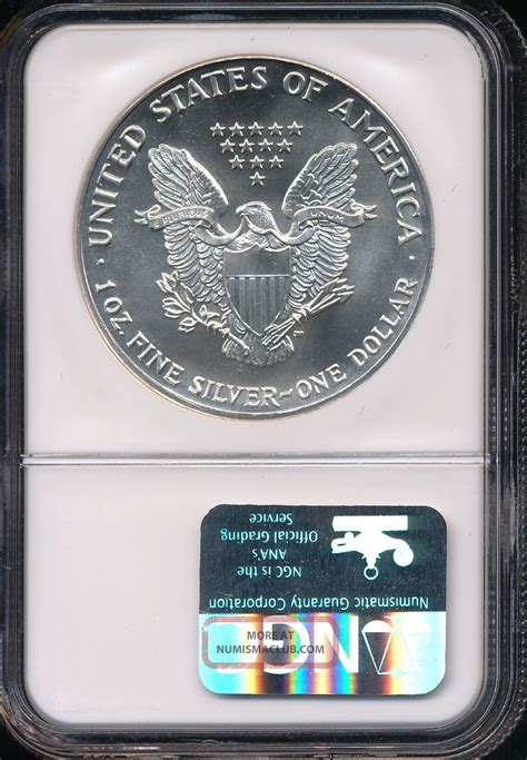 1990 Silver American Eagle Coin Ngc Ms 69 Aeg1694