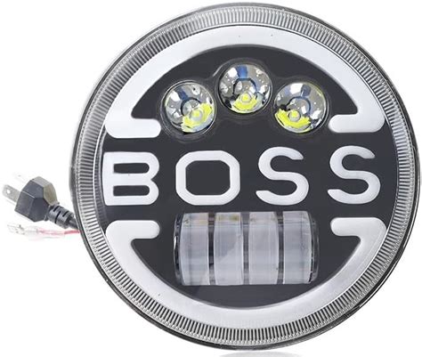 SAMTEK LED Headlight For Royal Enfield Thar, Classic 350, Bullet 350 ...