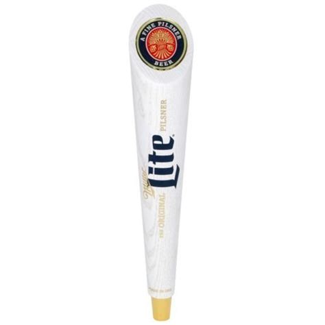 Miller Lite White Washed Wood Tap Handle, 12" L : Amazon.in: Home ...
