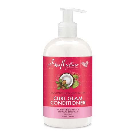 Shea Moisture Coconut Oil and Shea Butter Curl Glam Conditioner, 13 Oz