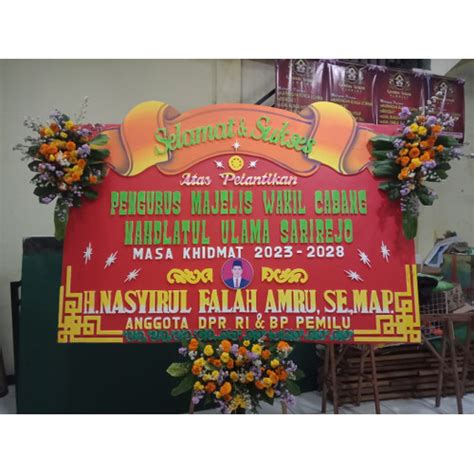 Jual Karangan bunga selamat dan sukses, papan ucapan selamat - Kab ...