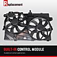 2014 Volkswagen Jetta Radiator Fan 4 Cyl 2.0L, Dual fan REPV190901 by ...