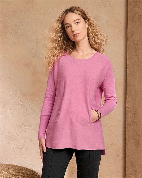 Organic-Cotton Pocket-Detail Sweater | Garnet Hill