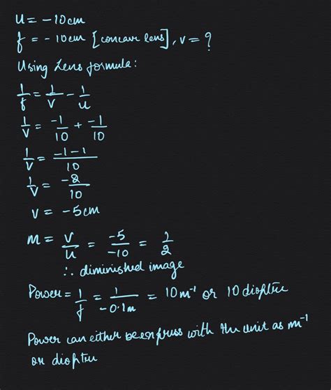 [Expert Verified] An object is placed at a distance of 10cm in front of ...