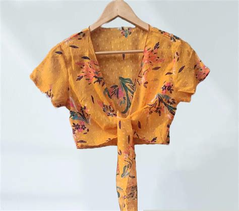 Stylish Semi-Sheer Shrug with Chiffon Sleeves & Front Knot Tie ...