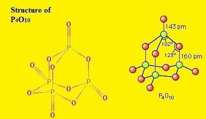 structure of P4O10 ? - Brainly.in