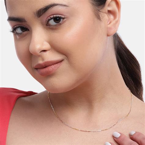 Timeless Triple Tone 925 Silver Figaro Chain – Zavya