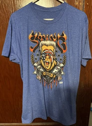 Sting Steve Borden AEW WCW TNA WWE Wrestling T Shirt Men's Size XL ...