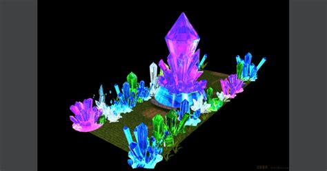 水晶 宝石模型- 3D资源网-国内最丰富的3D模型资源分享交流平台