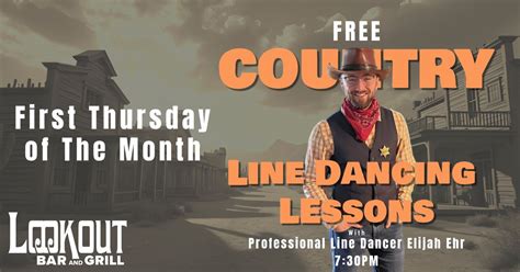 Lookout Bar and Grill - Free Country Line Dancing Lessons!, 8672 ...