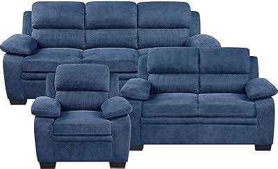 Torque - Jett Plush Premium 3+2 Seater Sofa Set (Light Grey ...