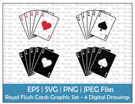 Royal Flush Clipart