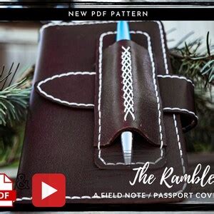 Leather Journal Cover Free Pattern 的图像结果