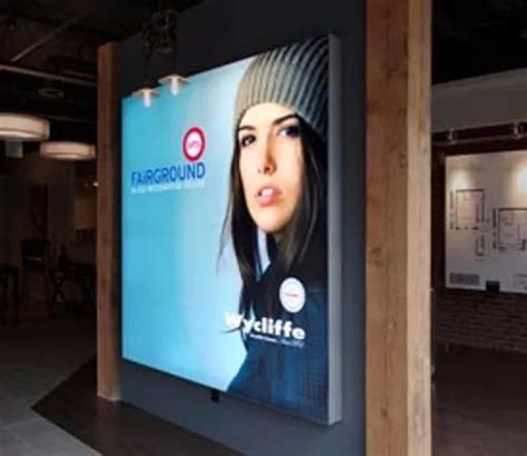 LED Fabric Box - Designtech Sign and Display