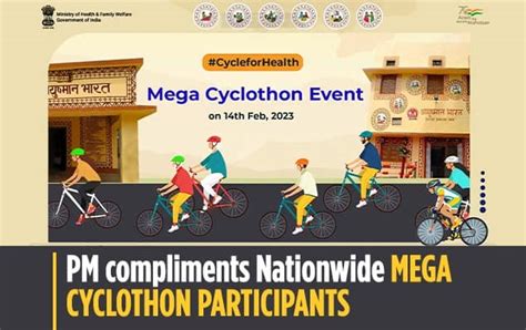 PM compliments Nationwide Mega Cyclothon participants