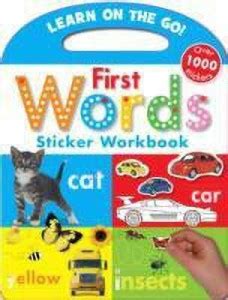 First Words Sticker Workbook: Buy First Words Sticker Workbook by ...