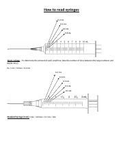 Image result for Syringe Reading Practice