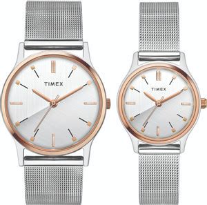 TIMEX Silver Dial Watch Gift Set Analog Watch - For Men & Women - Buy ...