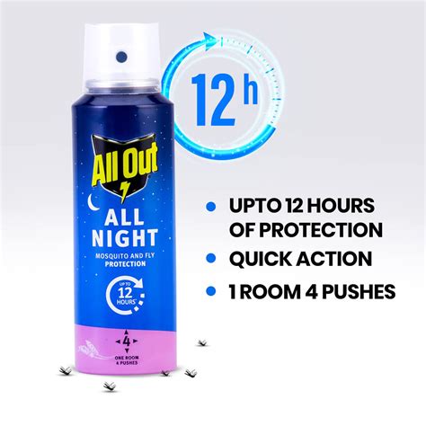 All Out All Night Spray, 30 ml Price, Uses, Side Effects, Composition ...