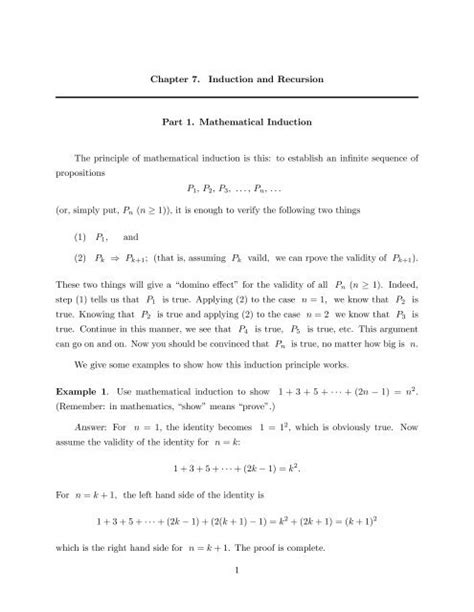 Image result for Sequences Mathematical Induction and Recursion